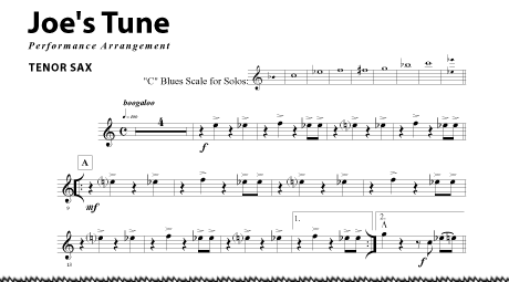 Tenor Sax excerpt